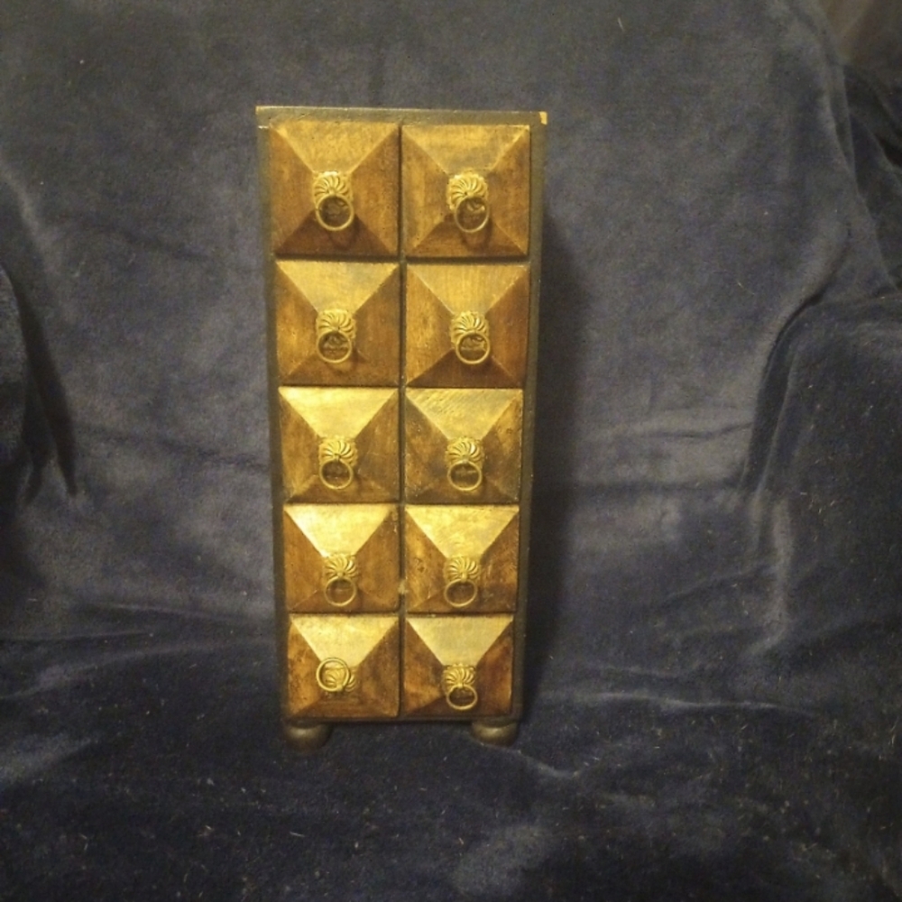 Vintage Wooden Drawer Organizer